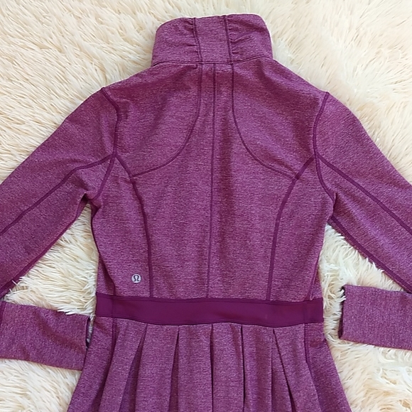 Rare Lululemon Dewberry Peplum Ruffles Riding Jacket - Picture 6 of 14